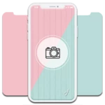 pastel wallpaper android application logo